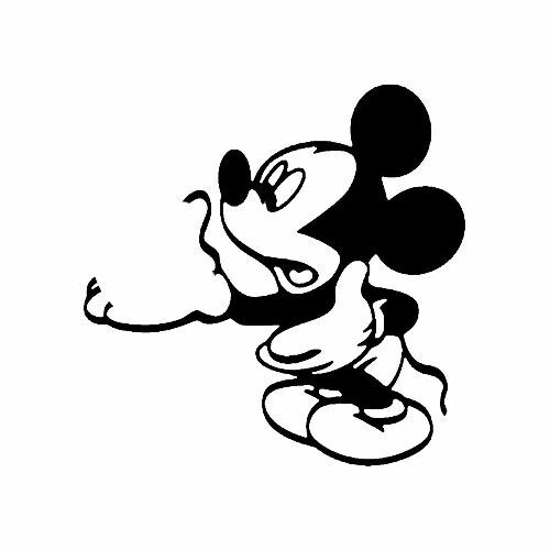 Mickey Eat Apple for Macbook Air Pro 11 12 13 15 17" Laptop Vinyl Decal Sticker - Picture 2 of 4