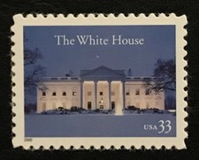 2000 Scott #3445, 33&cent;, THE WHITE HOUSE - Single - Mint NH -