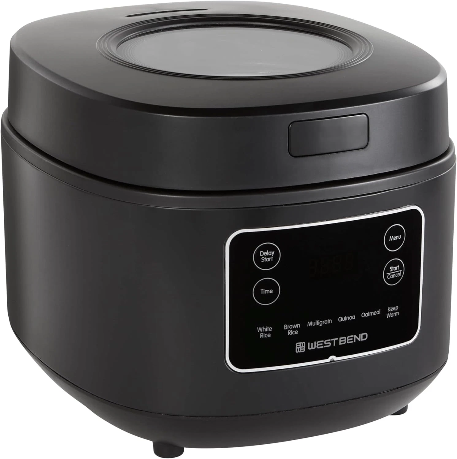 Programmable Rice & Grain Cooker with 7 Preset Functions, Includes Delay Start a