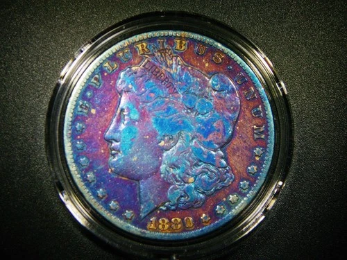 VF+ 1880-S MORGAN SILVER DOLLAR BEAUTIFULLY TONED COLLECTOR GRADE COIN M-1216