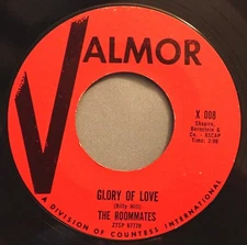 HEAR IT 60's Doo-Wop 45 rpm record The Roommates "Glory of Love" from 1961