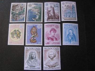 Monaco Stamp 5 Assorted Sets from 1974-1978 Lot 5...Free International Shipping!