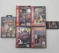 NBA HangTime Jam Tournament Tecmo Action 94 Star SEGA Genesis Games LOT Bundle