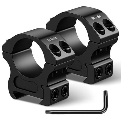 2Pcs Precision Scope Rings Mount 1 inch Compatible with Picatinny Rail and Scope