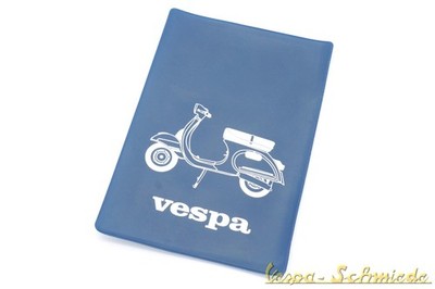 Cover vehicle documents with clear film ''Vespa Rally'' bag documents 180 200
