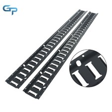 E Track Tie Down Rail Kit  5 2 Pack E Track Rails Powder-coat Black For Vans