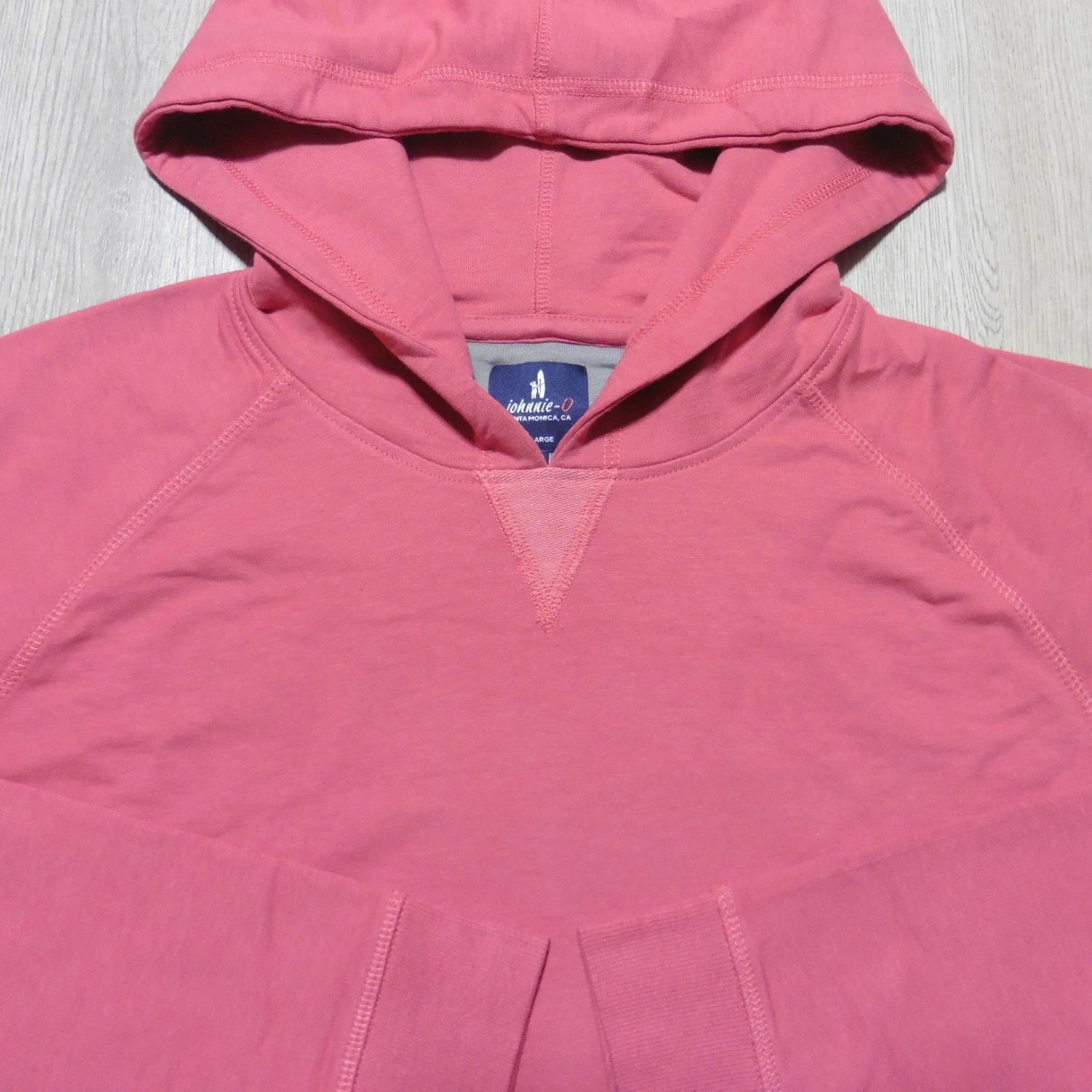 JOHNNIE-O Mens XL AMOS HOODIE FRENCH TERRY RASPBERRY RED PINK GOLF PULLOVER
Opens in a new window or