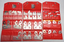 3 MITUTOYO 186-901  186-906 RADIUS GAGE SETS LOT 1/64"-1/2" SAE