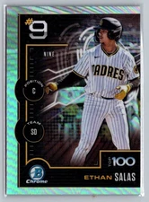 2025 Bowman Chrome #BTP-9 Ethan Salas Top 100