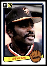 Joe Morgan 1983 Donruss #438 San Francisco Giants FREE SHIPPING AutographDen