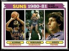 Leonard Robinson / Alvan Adams 1981-82 Topps #60 Phoenix Suns