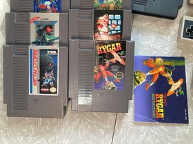 Nintendo NES Top Loader Console and games lot recapped modded AV  Metal Storm