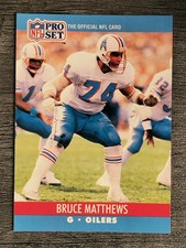1990 Pro Set #514 Bruce Matthews
