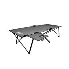 Coleman Pack-Away Camping Cot with Extra-Wide Design and Removable Side Table