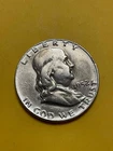 1952 d Franklin Half Silver Dollar