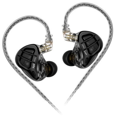 KZ ZAR in-Ear Monitor Headphones,1DD+7BA Hybrid Technology Driver IEM Wired E...