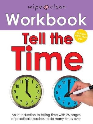 Wipe Clean Workbook - Telling The Time, Priddy, Roger