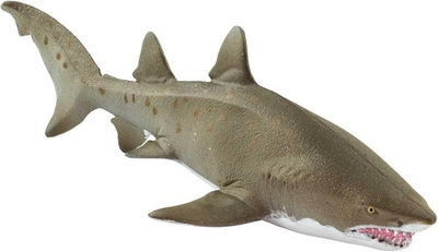 #ad #ad Sand Tiger Shark Figurine Detailed 6.5quot; Plastic Model Figure Fun Educational $16.99