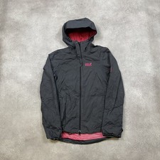 Jack Wolfskin Rain Jacket Womens Medium Texapore Hiking Outdoor Coat, Black