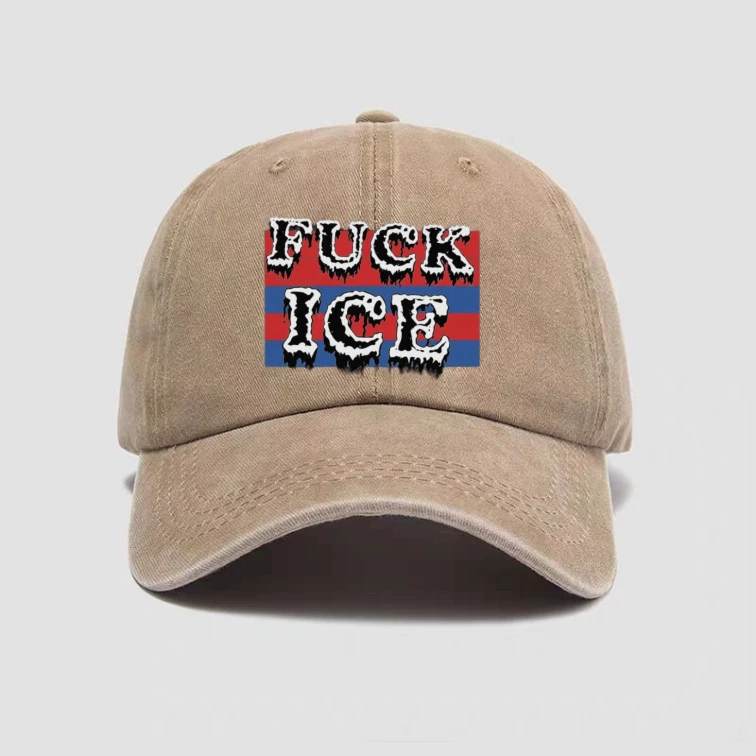 Fck ICE Hat  Baseball Cap Dad Hat Unisex