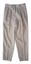 90s Vintage Polo Ralph Lauren Pleated Chino Pants Canvas Twill Women Size 8