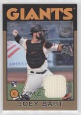 2021 Topps 1986 Topps Baseball Relics Series 2 Gold 5/50 Joey Bart #86BR-JB r0j