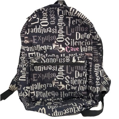 Harry Potter Spells Sublimated Backpack Wizarding World School Bag READ More