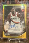 Topps Bowman Chrome Deandre Ayton BCA-DA Auto /75 Portland Trail Blazers 2025