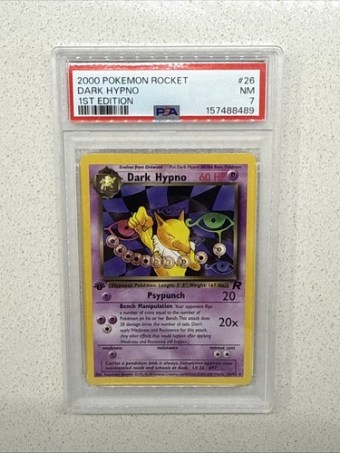 Dark Hypno (1st Edition) graded PSA 7 for sale on eBay