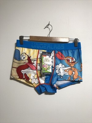 Underlabs - Ren And Stimpy Men's Size Medium Printed Trunk Briefs - BNWT