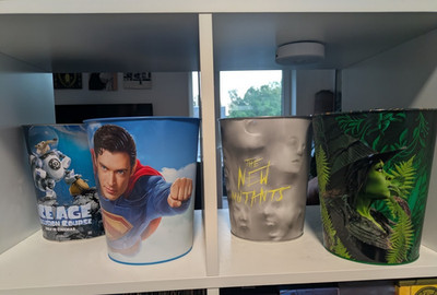 Kino Popcorn Metal Eimer Cinema  Popcorn Tin Buckets, Limited Edition