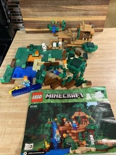 LEGO Minecraft 21125 The Jungle Tree House - Incomplete - Retired Set