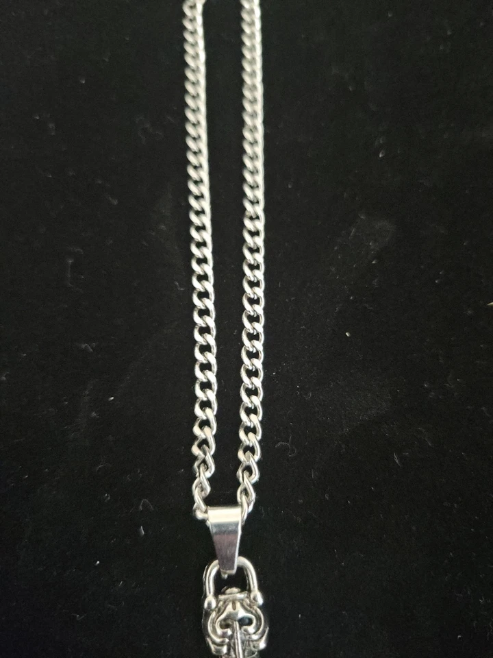 Miracles Do Happen "Hombre Celta Acero Inoxidable 24" CADENA Y CRUZ" Foto 2 de 3