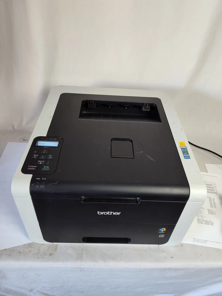 Brother HL-3170CDW HL-31C With Toner LED Wireless Wifi Color Printer Working. - Image 3 of 4