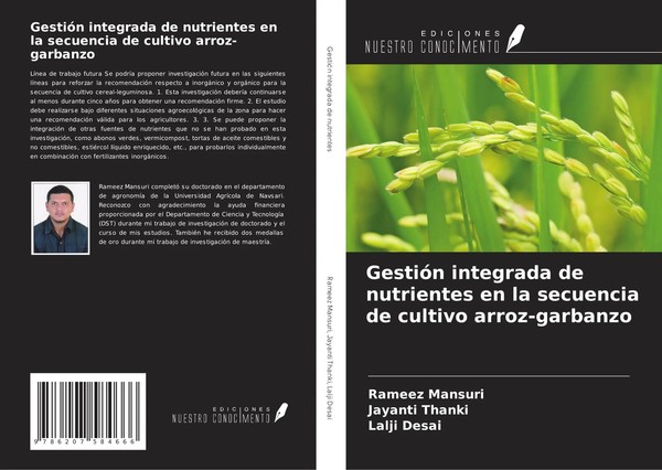 GestióN Integrada De Nutrientes En La Secuencia De Cultivo Arroz-Garbanzo Buch-image