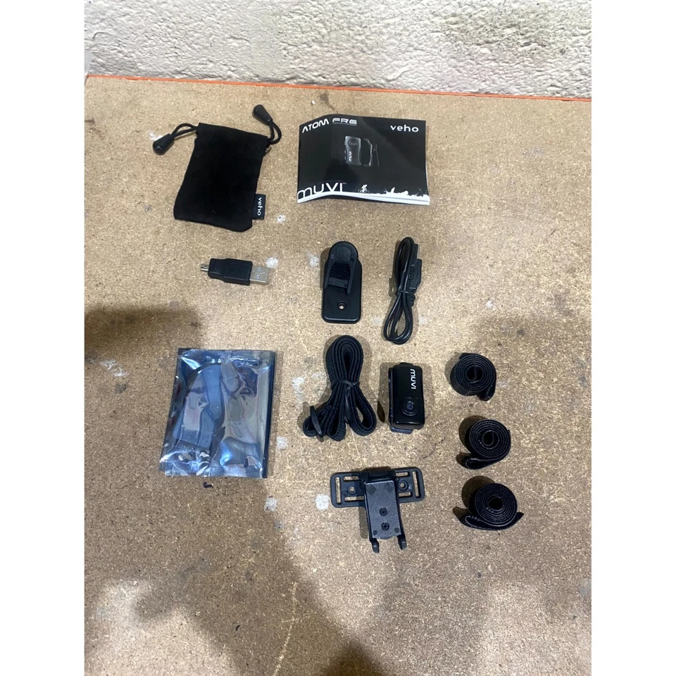 Veho Muvi Atom VCC-004-ATOM-BLK Super Micro DV Action Camcorder Black 2MP 30fps - Image 4 of 4