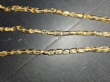 3 Strands Natural Citrine Smooth Rectangle Beads 3x5 mm For Jewelry Making '14