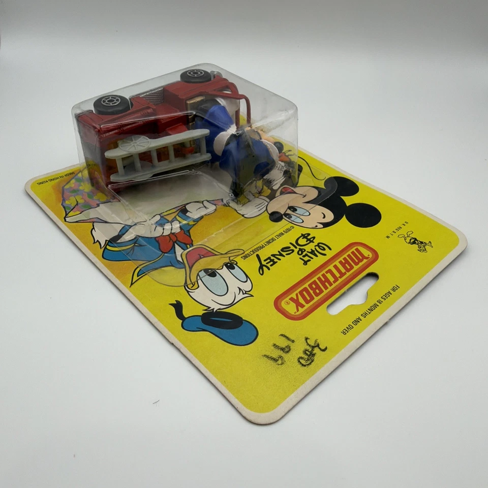 Matchbox Die Cast 1979 Walt Disney Mickey Mouse Fire Truck Toy Hong Kong NIB - Image 4 of 4