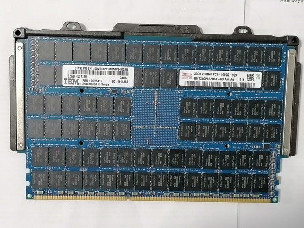 IBM 32GB 4G x 80 , 32GB 2P8Rx8 PC3-10600-999 Ram ECC Server DDR3-