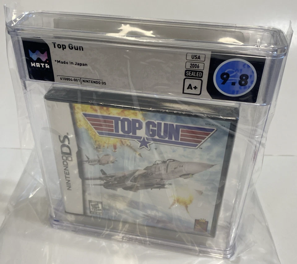 RARE Top Gun - Nintendo DS Video Game WATA 9.8 A+ Factory Sealed POP 1 - Image 2 of 4