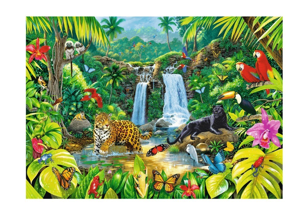 Puzzle Forêt Tropicale Trefl 2000 pièces à offrir pour un anniversaire