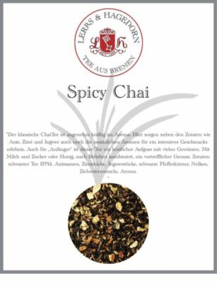 Kräutertee Spicy Chai 1 kg - Kardamom-Zimt
