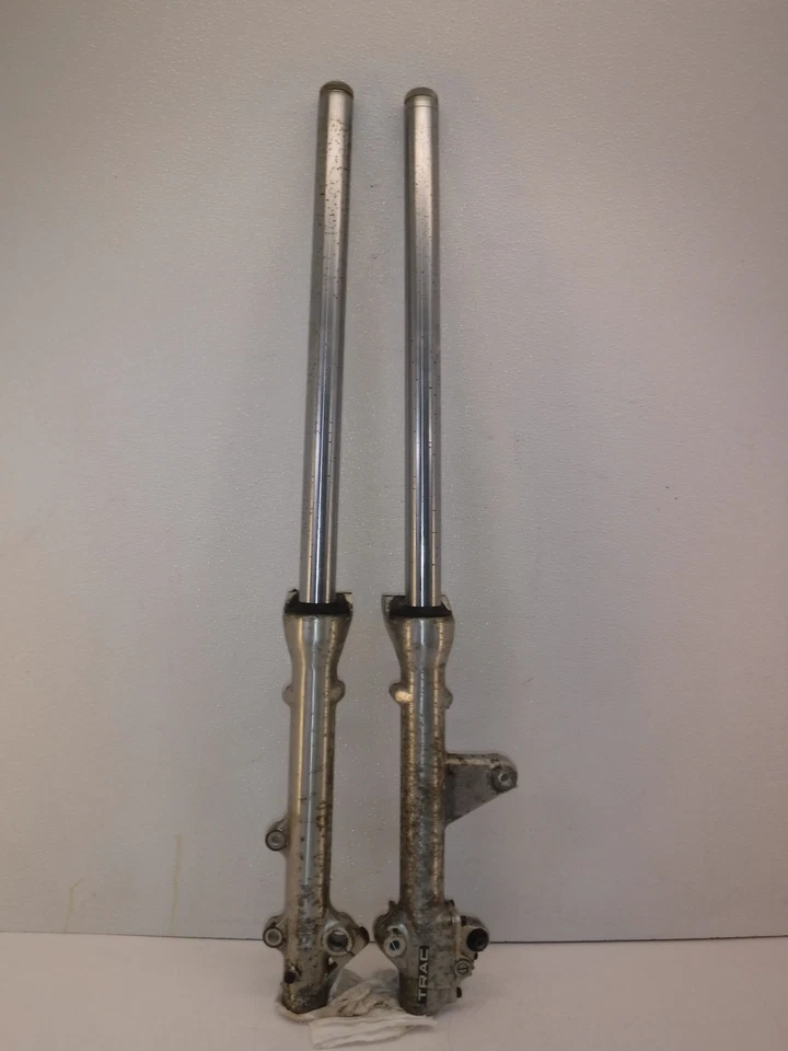 Honda Magna 700 1984 horquillas delanteras juego suspensión amortiguador par Foto 4 de 4