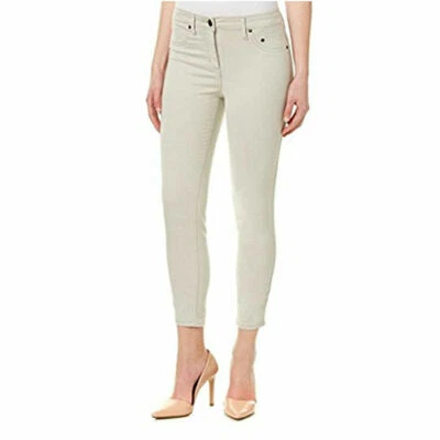 SPANX Femmes Tencel Court Pantalon Satin Kaki Taille 32 UK 18/20 - New Avec Tags - Photo 1/2