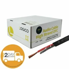 16 Gauge Audio Cable Wire 16AWG Full Copper Outdoor Direct Burial UV 16/2 250ft