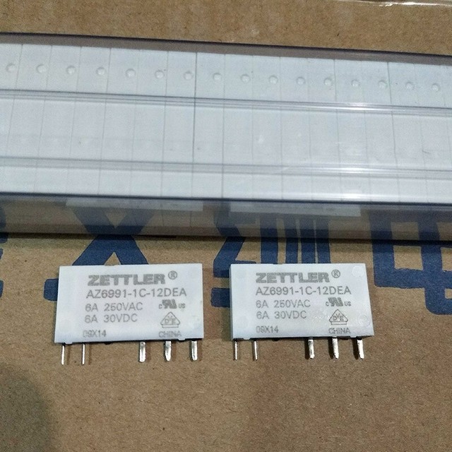 Lot De 10 Relais De Puissance AZ7695-1A-12DK – 12VDC 31A – Pour Zettler – Neuf En Blister