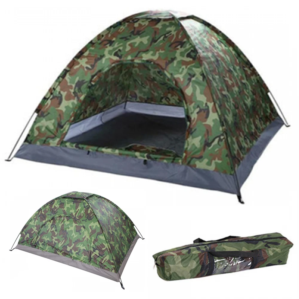 2 Person Camping Tent Protable Pop Up Instant Backpacking Tent with Bag Portable