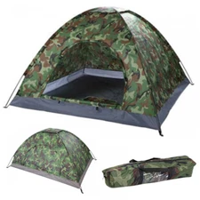 2 Person Camping Tent Portable Pop Up Instant Backpacking Tent with Bags