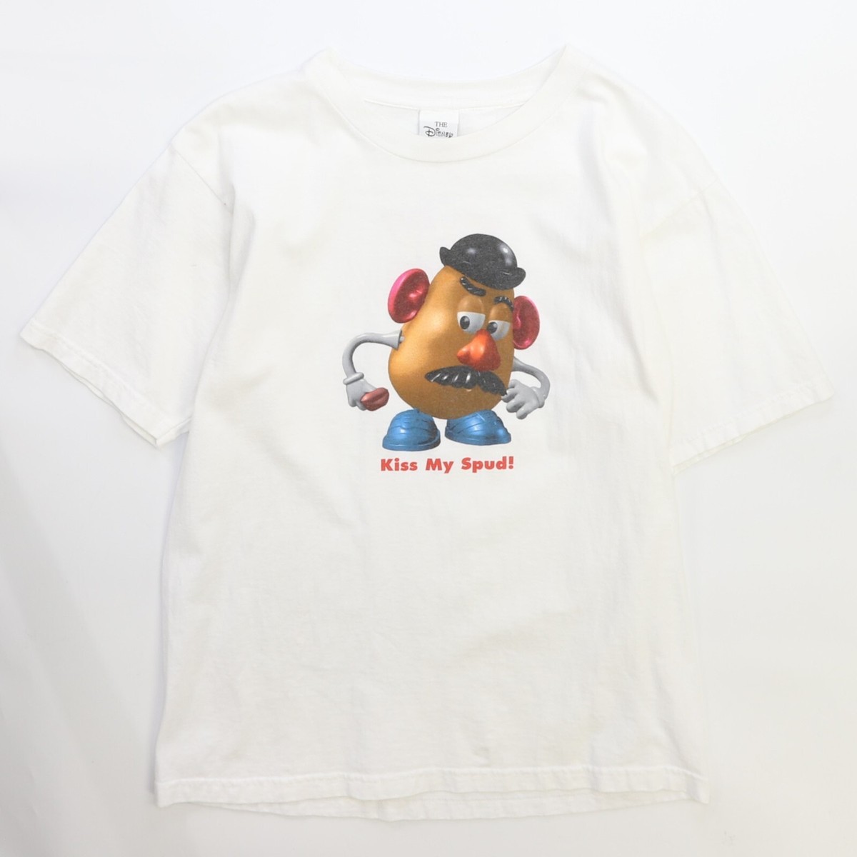 90S ONEITA TOY STORY BAKED POTATO Tシャツ VTG NWT 90S DISNEY TOY STORY MR POTATO HEAD KISS MY SPUD T