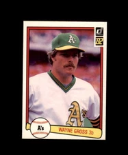 1982 DONRUSS BASEBALL CARD OAKLAND ATHLETICS #139 WAYNE GROSS